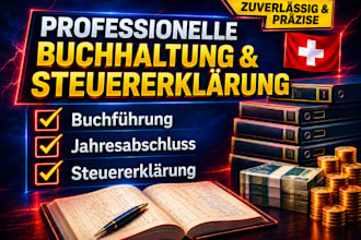 take care of your swiss bookkeeping and tax return