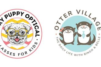 design custom vtuber logo, anime, jrpg, cute kawaii for streamer