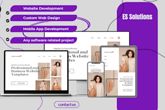 custom website and web app development for your business