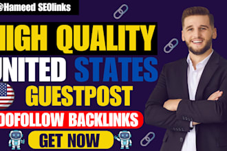 deliver high authority US guest post backlinks with SEO strategy for real result