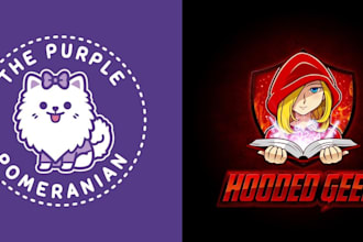 design a cute kawaii cartoon logo