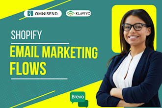 setup shopify klaviyo flows design omnisend email template brevo newsletter