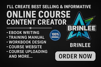 create ebook online course, online course creation, lesson plan, on teachable
