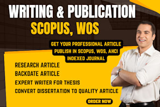 write and publish your scholarly article in a scopus, wos, ahci indexed journal