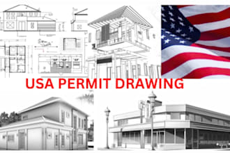 stamp architectural engineering drawing barndominium framing plan mep permit