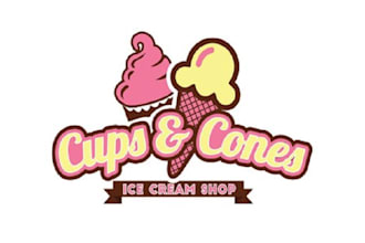 design unique food truck ice cream shop logo