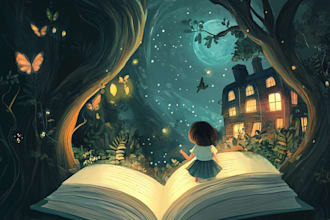 illustrate children story book illustration and children