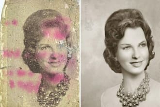 photo restoration renovating old photos