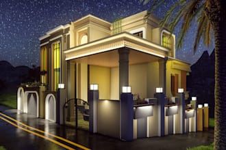 do architectural planning, elevation, and rendering
