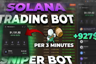 create pumpfun, mev, sandwich, sniper, volume, eth and solana, bot