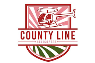 design modern helicopter agriculture company logo