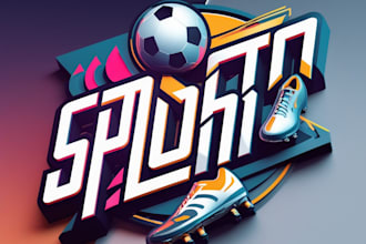 design powerful sports team event logo