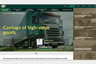 design logistics website plumber freight website handyman roofing website
