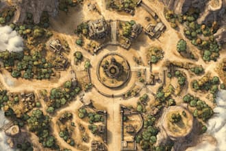 create your fantasy map, worldmap, battlemap for dnd etc