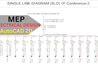 electrical design, sld, lighting and mep drafting in autocad