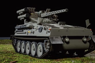 do 3d spaceship 3d military car 3d military asset hard surface model for game