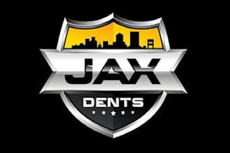 design modern automotive dent removal logo