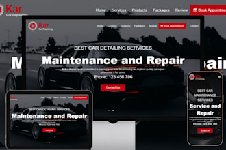 car detailing website auto detailing car rental website car dealership mechanic