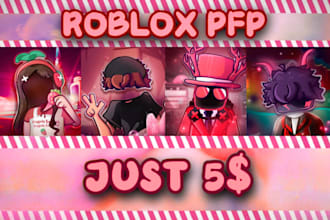 draw an high quality roblox avatar pfp for cheap
