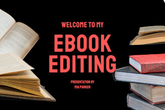 do book and ebook editing, proofreading, and promotion