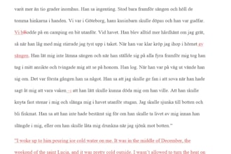 translate your texts between english and swedish