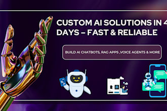 build chatbots, rag apps, and ai models in 4 days