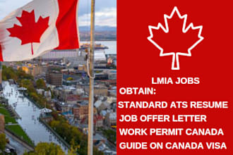 do lmia job search, offer letter for skilled or unskilled job, help with permit