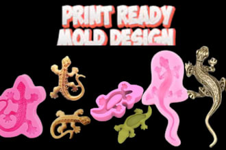 3d mold silicone mold plastic mold chocolate mold clay cutter print stl files