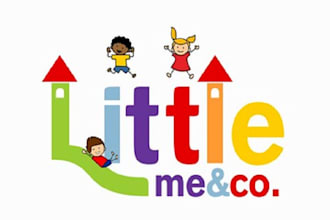 make unique indoor kids play party center logo