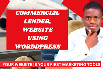 commercial lender broker wordpress website, business loan lender website blog