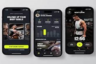 develop fitness app gym app health and fitness app fitness website gym website