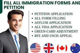 be your online lawyer for australia, USA, UK application immigration