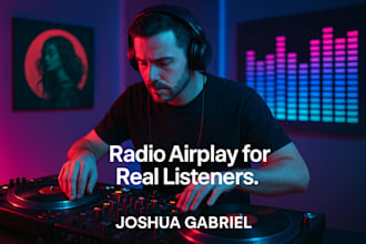 promote your song on the radio for actual listener