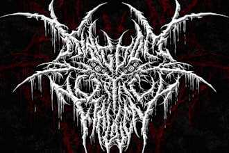 design your black, slamming, brutal, death metal logo