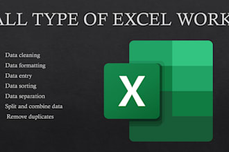 clean , format , merge , split excel data