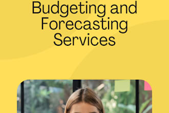 create a professional budget and financial forecast for your business
