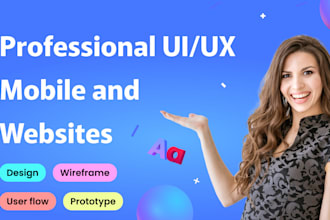 do UI UX design, website, dashboard, mobile app UI UX design, figma design