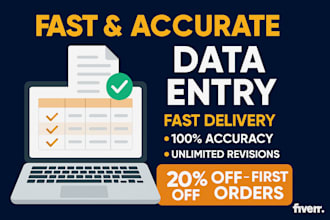do fast and accurate data entry, typing, and file conversion
