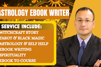 create astrology book or spiritual online course with custom online course