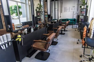 renew 3d designs and rendering for barber salon, boutique, spa, hair salon, cad