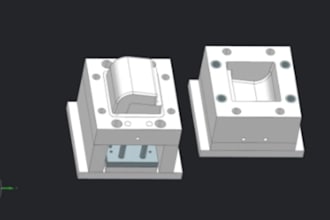 design professional plastic injection mold for your product in stl and step file