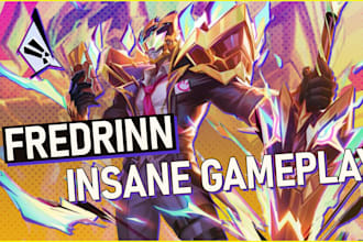 make you youtube thumbnails or banner both for gaming and streaming