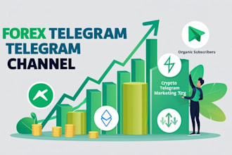 grow forex telegram channel to gain organic subcribers crypto telegram marketing