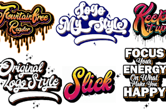 design custom graffiti logo,tags,shirt design