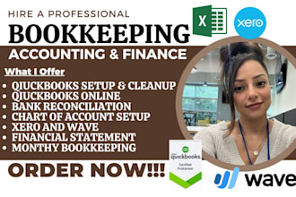 accounting setup and clean up bookkeeping using quickbooks online and xero