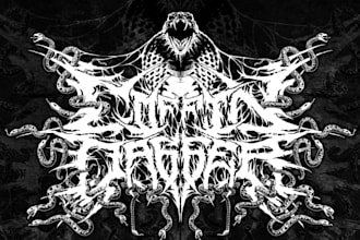 design death metal, deathcore logo for your band
