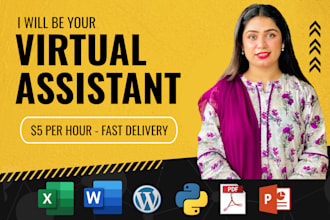 be virtual assistant, office assistant, administrative assistant, admin support