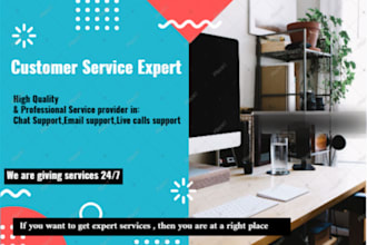provide professional customer services including chat, email, and call supports