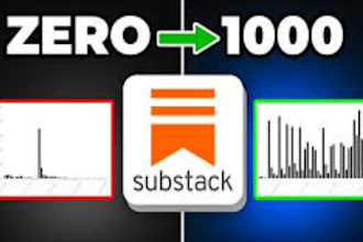 organically promote your substack page, substack link, to boost more followers