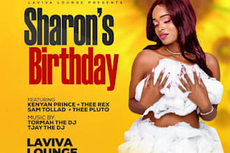 design you professional gig or event posters